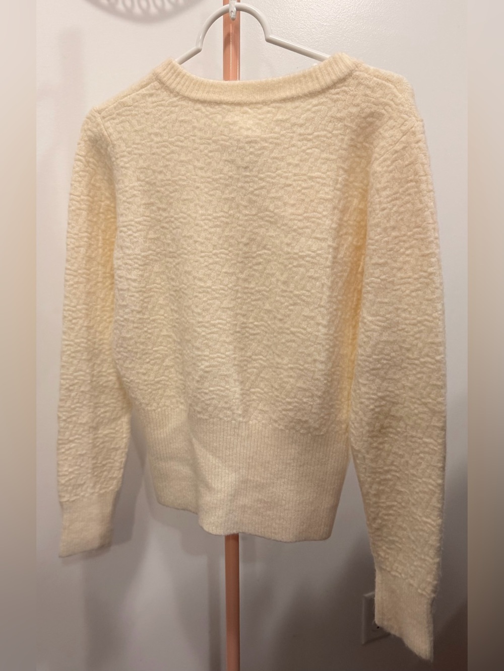Cider Cream Knit Cardigan with Gold Buttons - Picture 2 of 4